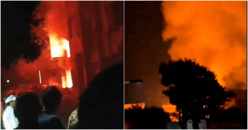長沙天然氣站爆炸釀2傷!居民抬頭「火光竄天」嚇壞:連續爆了5次